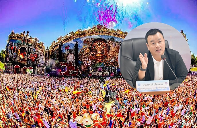 สรวงศ์แจงดราม่างบฯ 1,650 ล้าน งานดนตรี EDM เปรียบเทียบเยียวยาทหารชายแดน