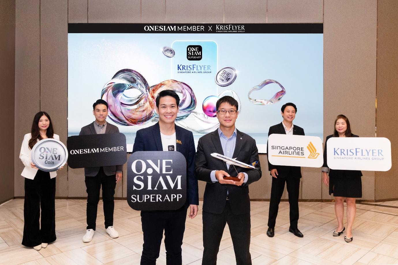ONESIAM SuperApp จับมือ KrisFlyer มอบสิทธิประโยชน์เหนือระดับ