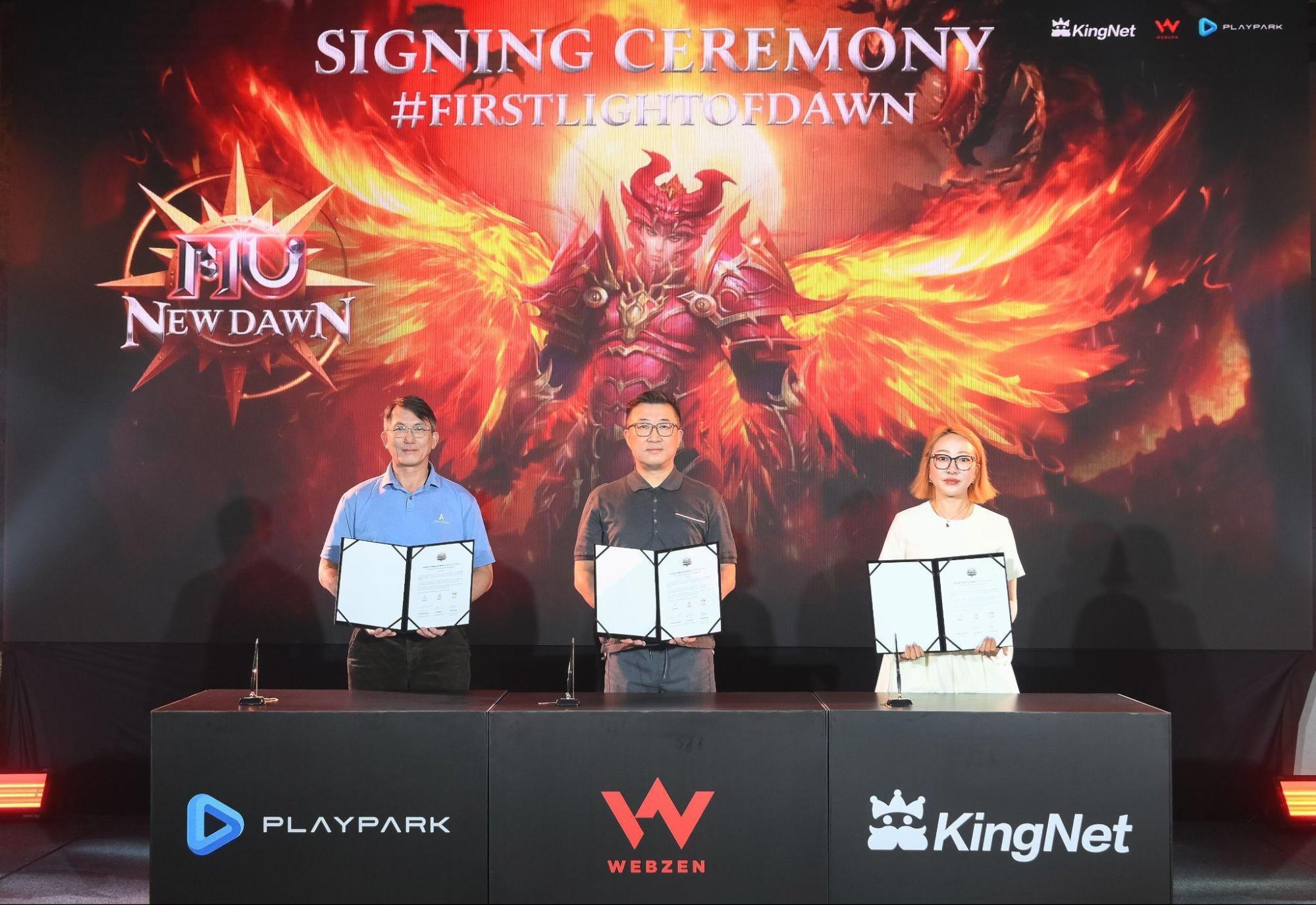 PlayPark, WEBZEN และ Kingnet ร่วมมือเปิดตัว MU New Dawn ใน SEA