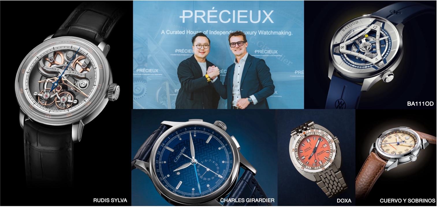PRÉCIEUX ตัวแทนจำหน่ายนาฬิกาแบรนด์อิสระ จัดงานเปิดตัวนาฬิการะดับสูง 5 แบรนด์พร้อมกัน!