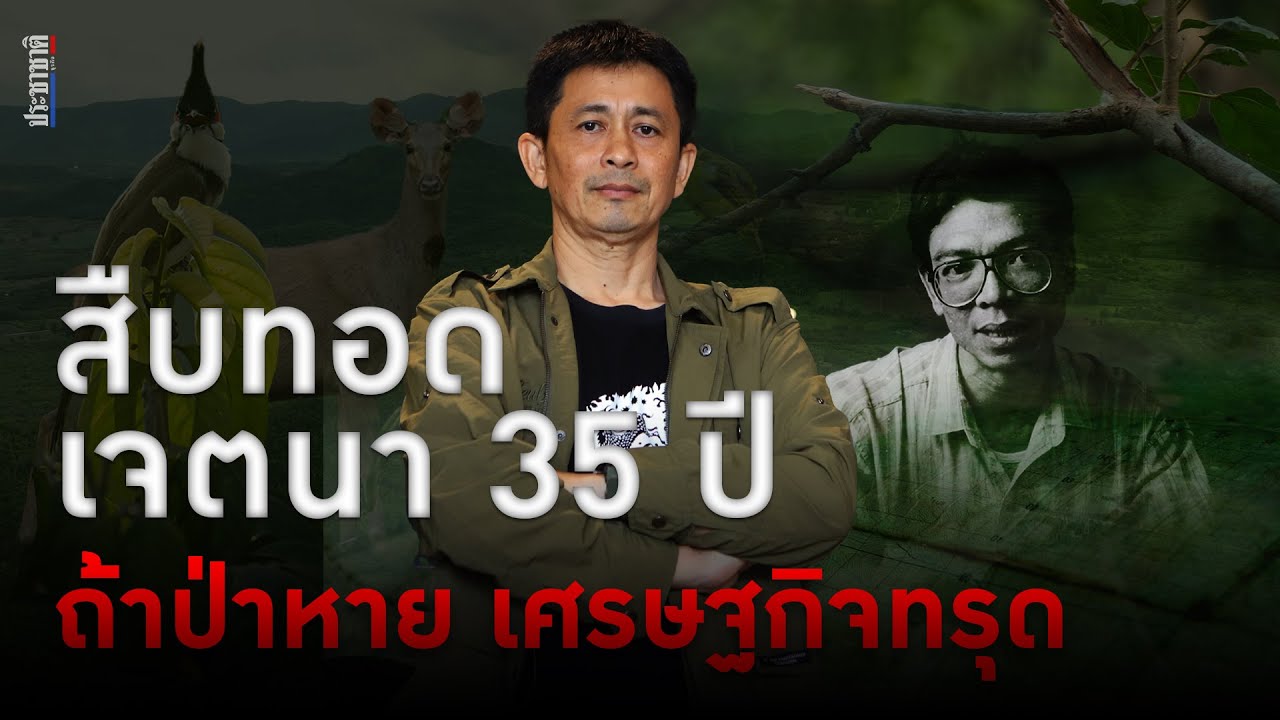 'สืบ' จากไป 35 ปี 'ป่า' ไม่ใช่แค่ภารกิจนักอนุรักษ์ แต่คือสมการสำคัญของเศรษฐกิจ