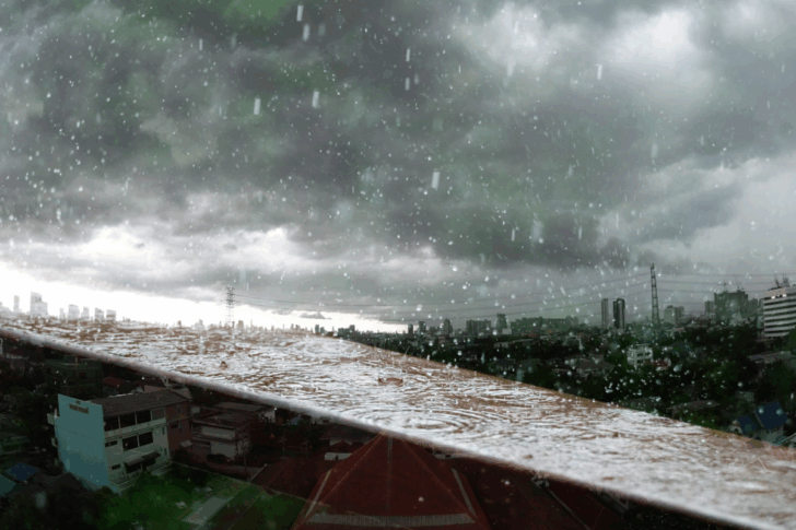 .กรมอุตุฯ เผย ไทยตอนบนมีพายุฤดูร้อน ฝนตก ลมกระโชกแรง 10 จังหวัดในภาคกลาง.