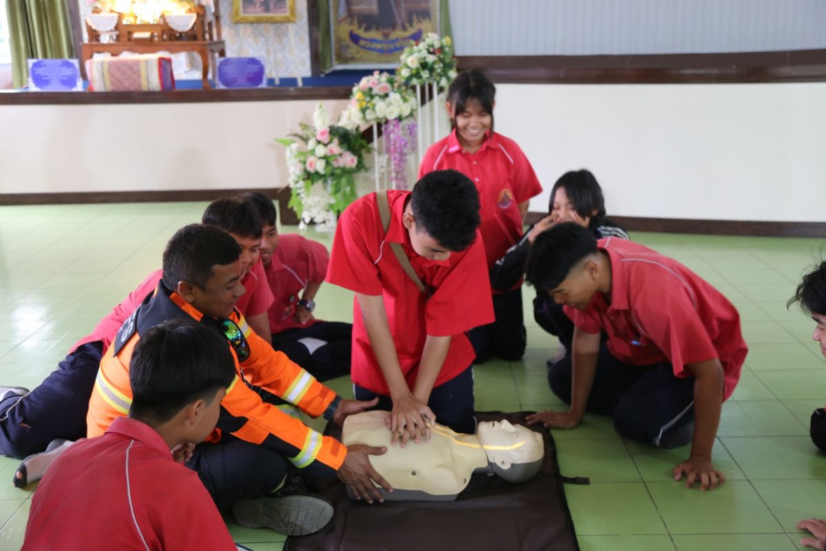 ทสภ. จัดกิจกรรม “First Aid ปลอดภัยเรื่องใกล้ตัว” เสริมความรู้ปฐมพยาบาลให้ชุมชน