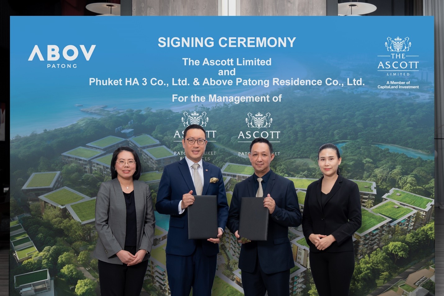 แอสคอทท์ รุกตลาดท่องเที่ยวภูเก็ต เปิดตัว “Ascott Abov Patong” รีสอร์ทหรูรับการเติบโต