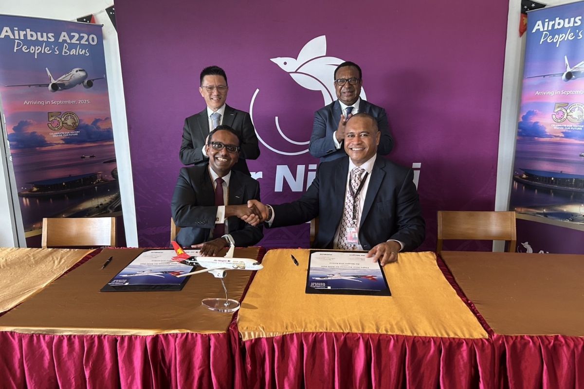 Air Niugini ใช้ FHS หนุนฝูงบิน A220 ใหม่ ยกระดับการบิน-ลดต้นทุน