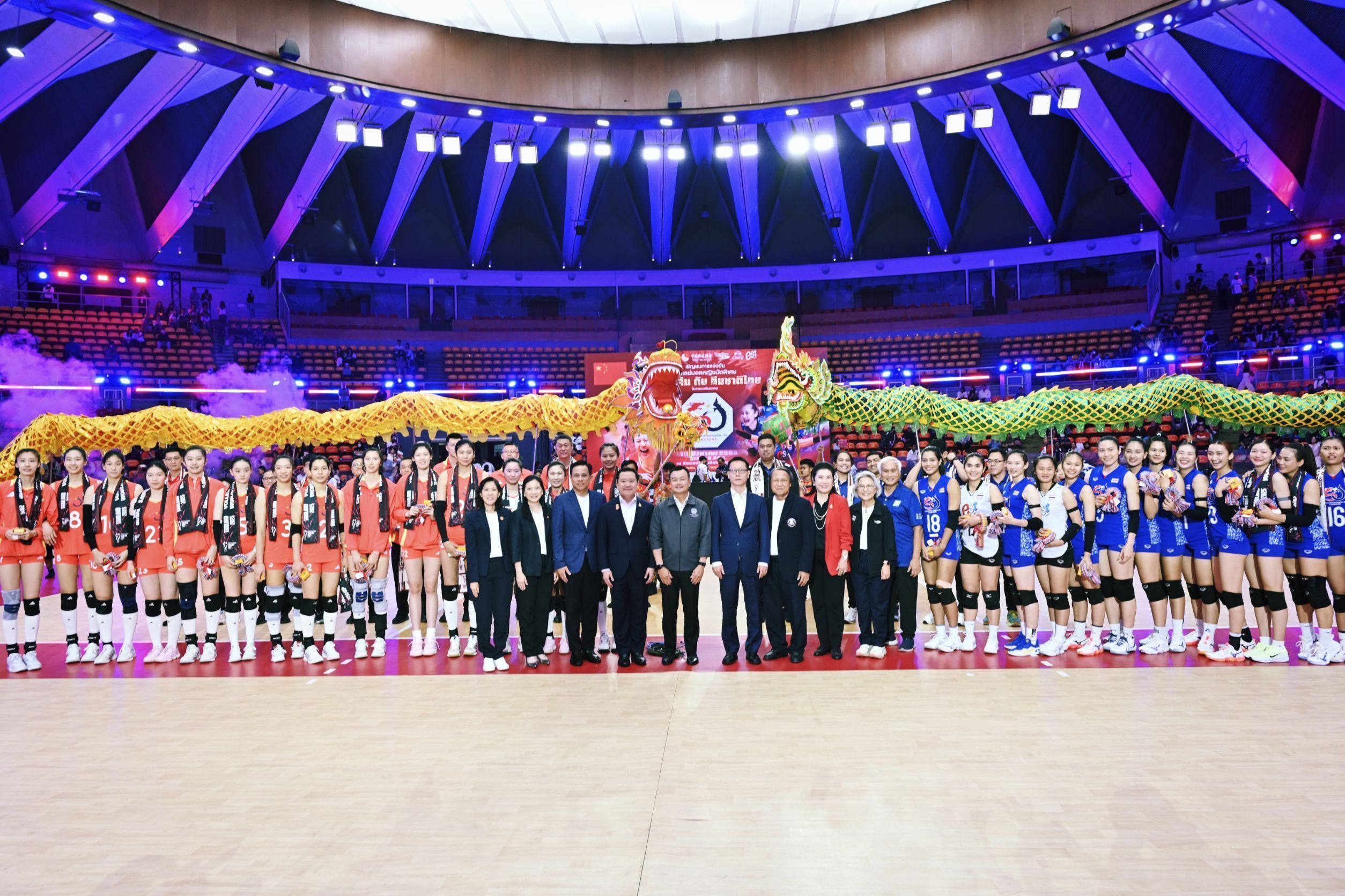 ไทยเบฟ สนับสนุนการแข่งวอลเลย์บอลหญิงคู่พิเศษ ร่วมฉลอง 50 ปี ไทย – จีน