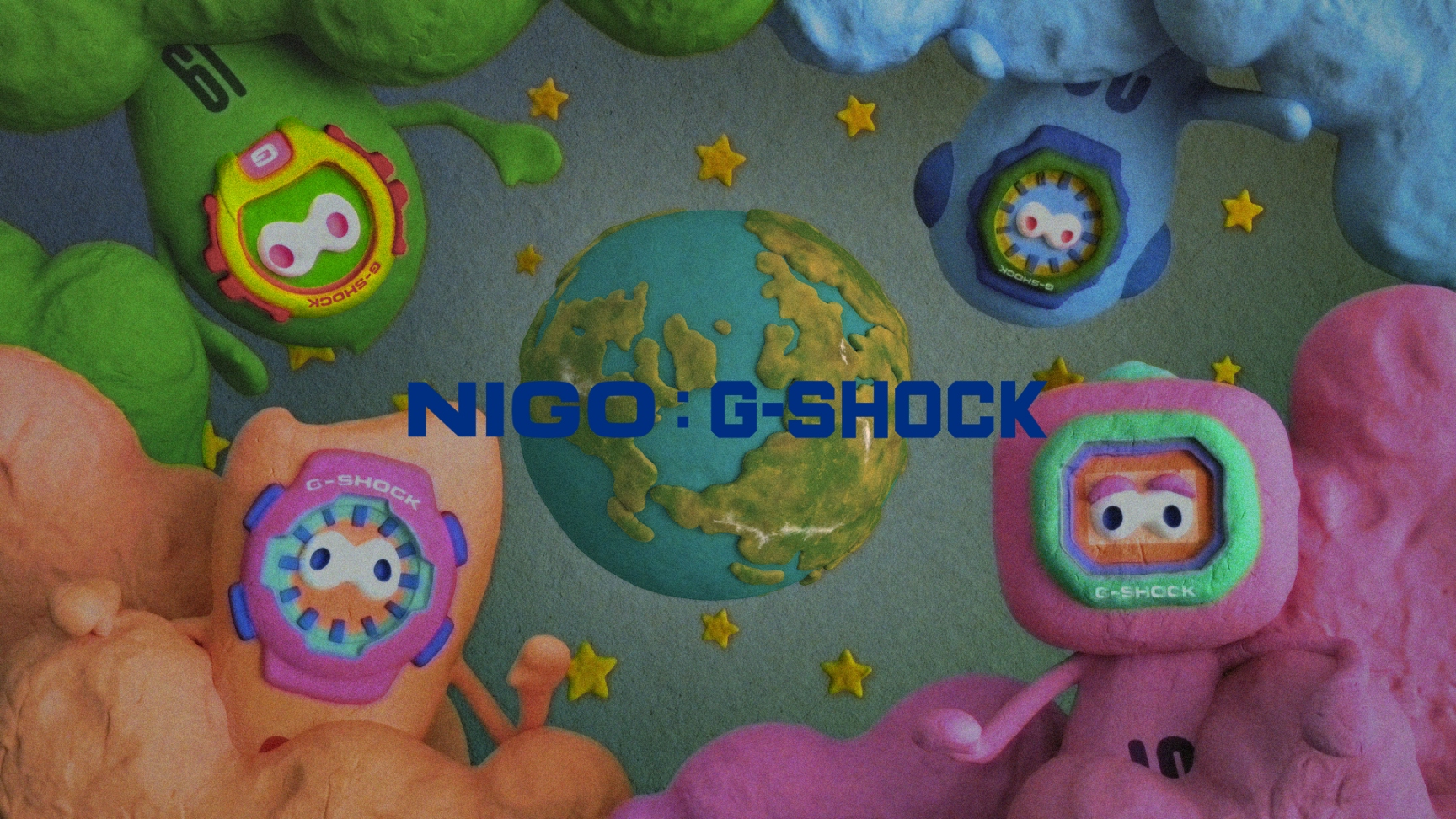 G-SHOCK คอลแลบส์ NIGO กำเนิดแคแร็กเตอร์ 4 รุ่น ไอคอนิก