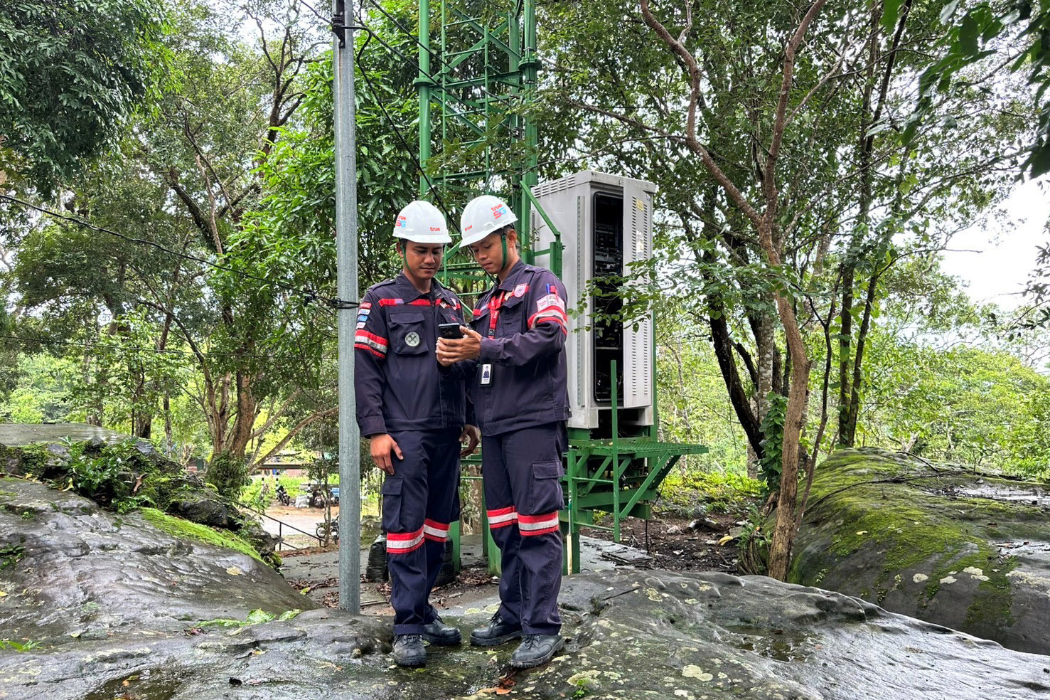 ทรู คอร์ปอเรชั่น เสริมสัญญาณสื่อสาร 5G-4G-3G บนภูมะเขือ