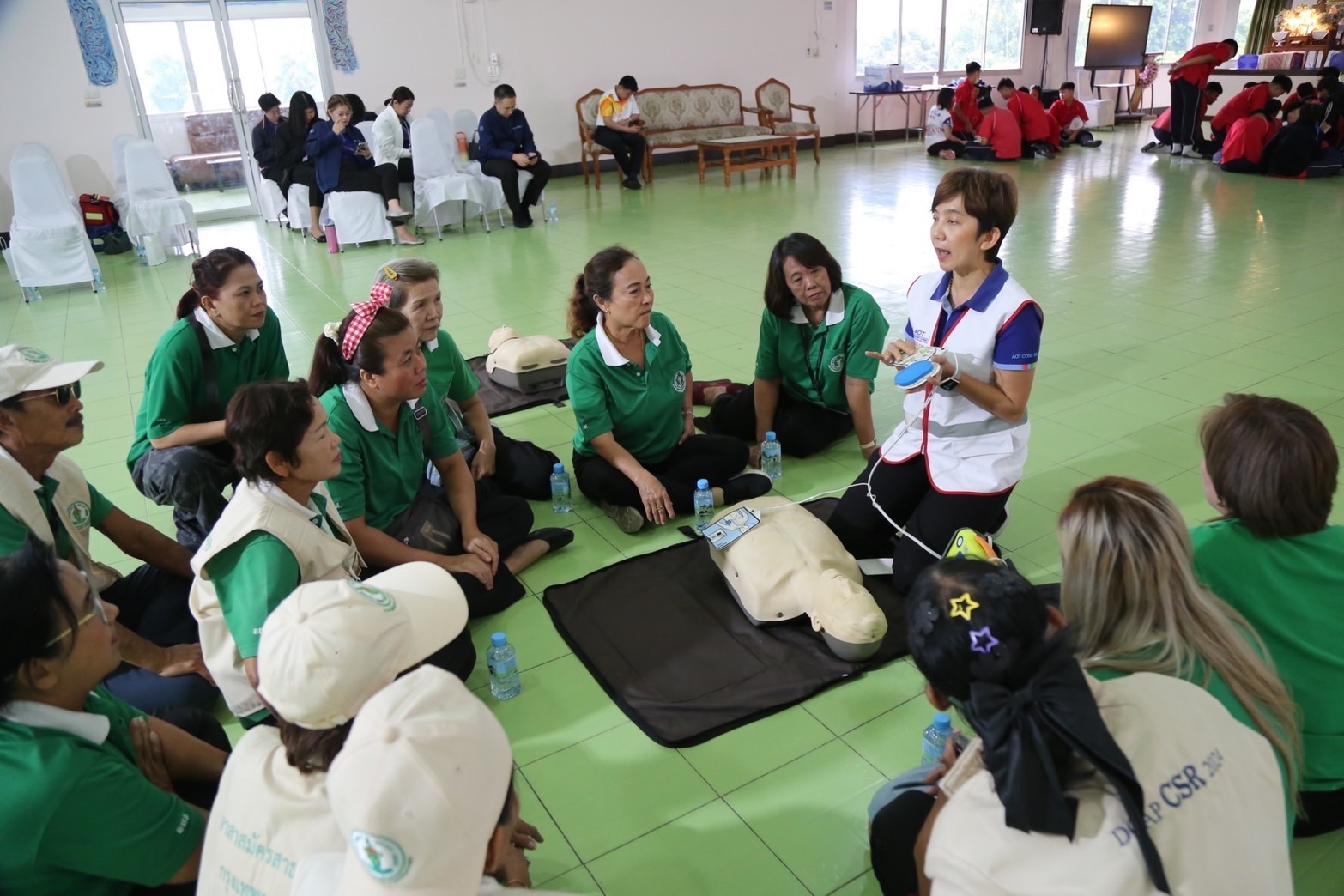 ทสภ. จัดกิจกรรม "First Aid ปลอดภัยเรื่องใกล้ตัว" เสริมความรู้ปฐมพยาบาลให้ชุมชน