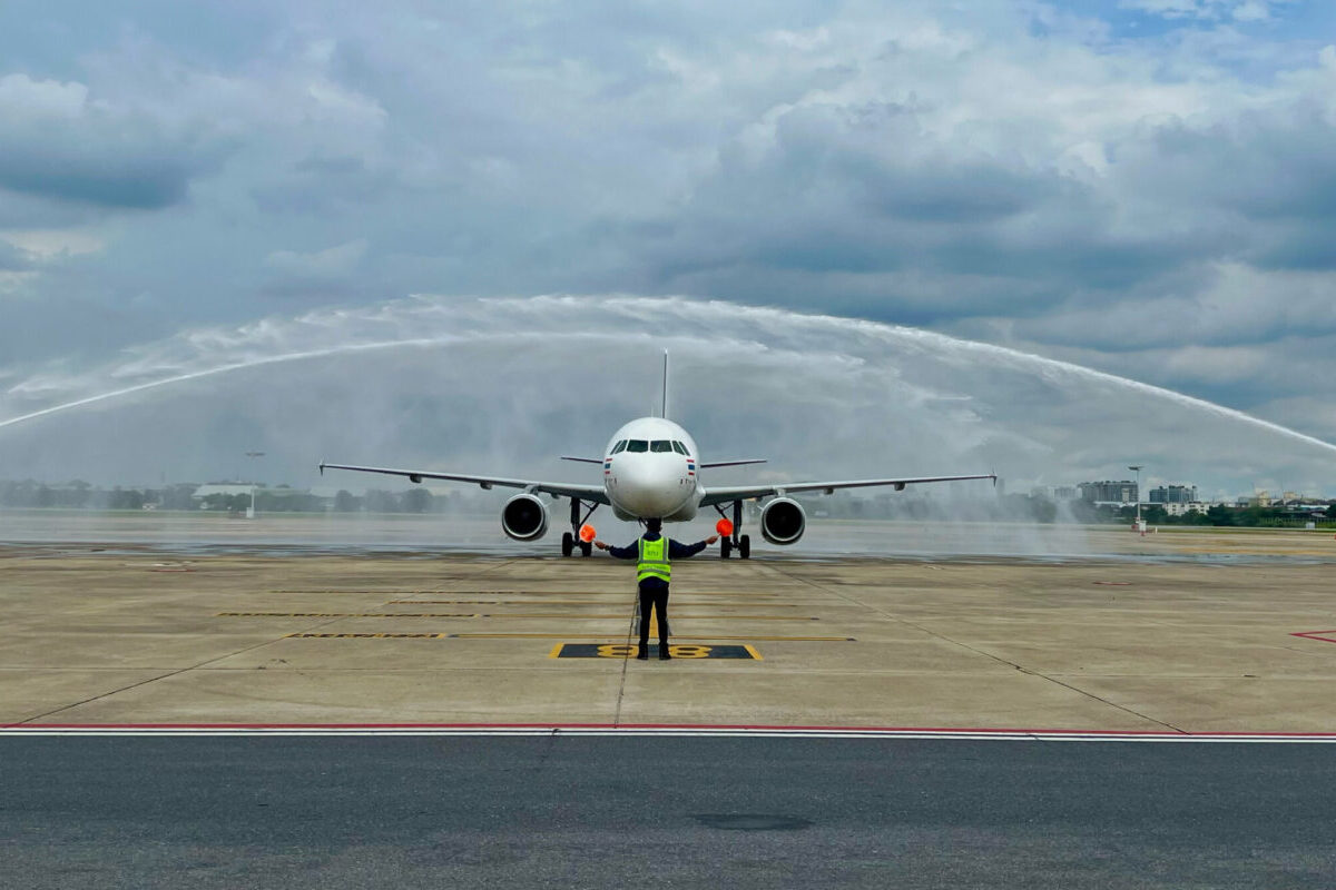 ไทย สมาร์ทลิงซ์ ต้อนรับเครื่องบินแอร์บัส A320 ลำแรก สู่ดอนเมือง