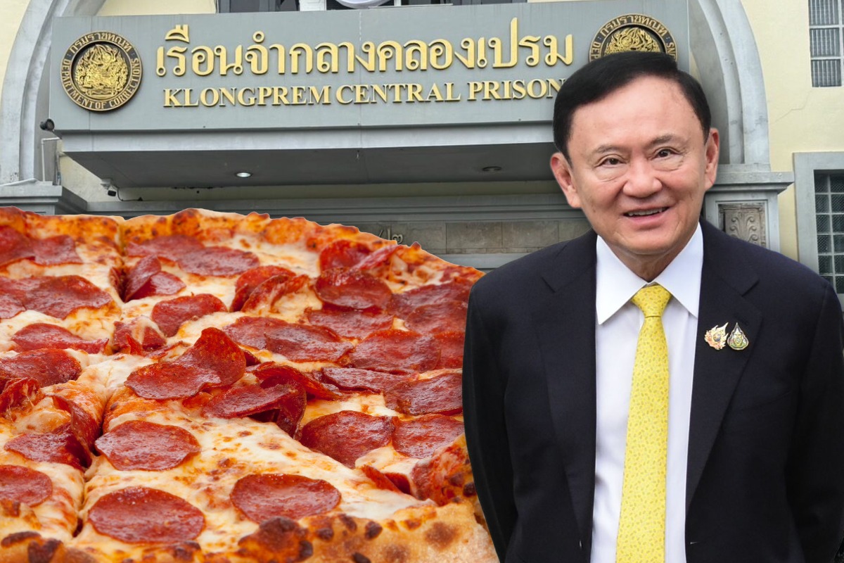 ราชทัณฑ์ ยัน “ทักษิณ” ไม่ได้เลี้ยงพิซซ่านักโทษ เป็นการสั่งซื้อของบุคคลภายนอก