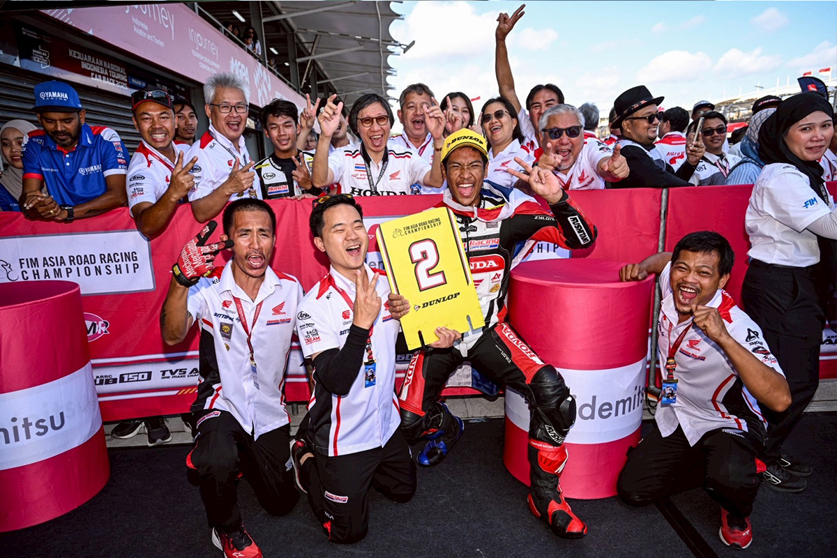 ‘ไฮเปค-กฤษฎา’ ขึ้นโพเดียม FIM Asia Road Racing
