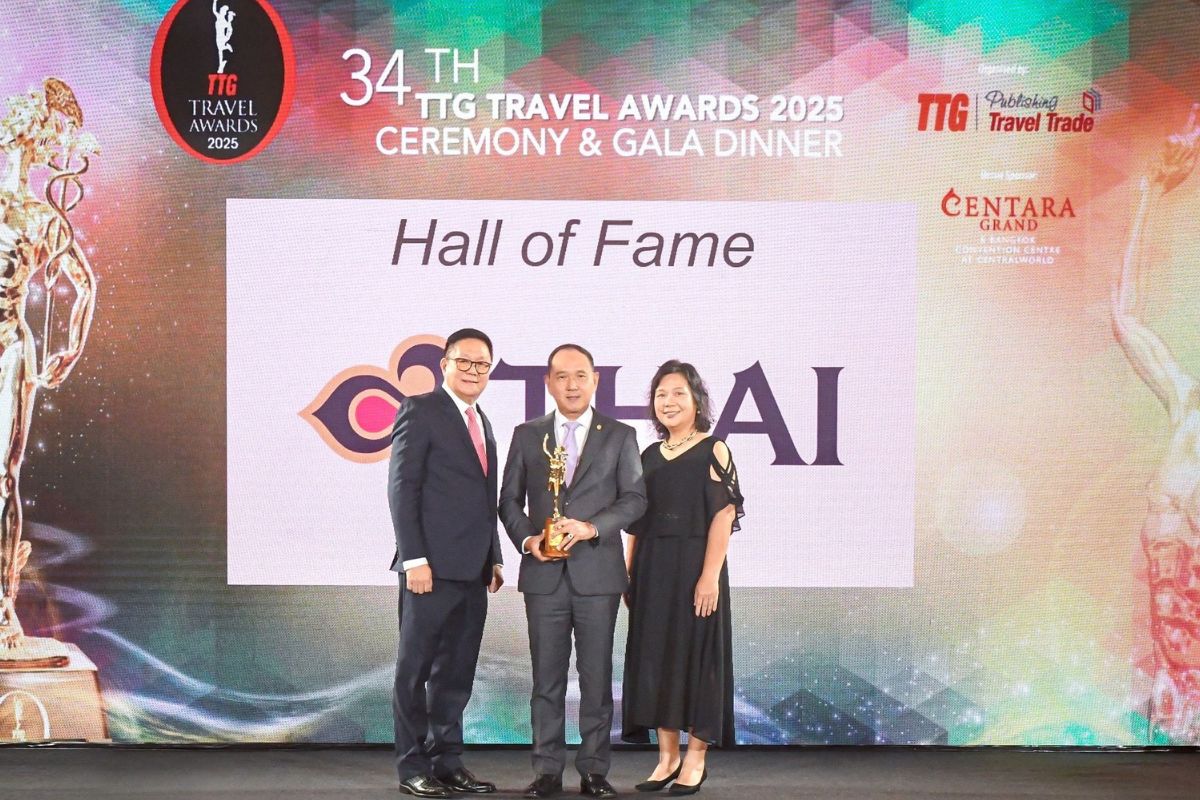 การบินไทย คว้ารางวัล Hall of Fame สาขา Best South-East Asian Airline