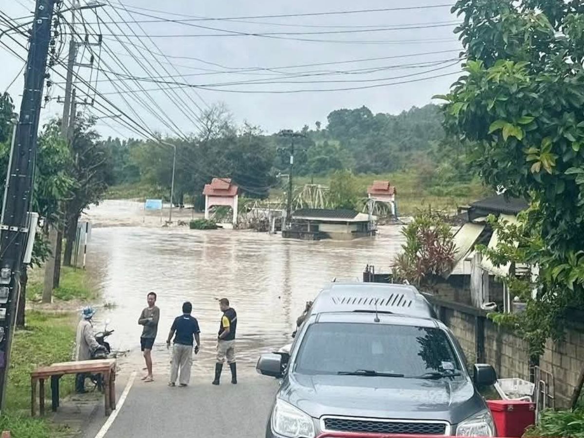 เชียงใหม่ฝนตกหนัก ดินสไลด์-น้ำท่วมหลายพื้นที่ เตือน “ลำน้ำแตง” ล้นตลิ่ง