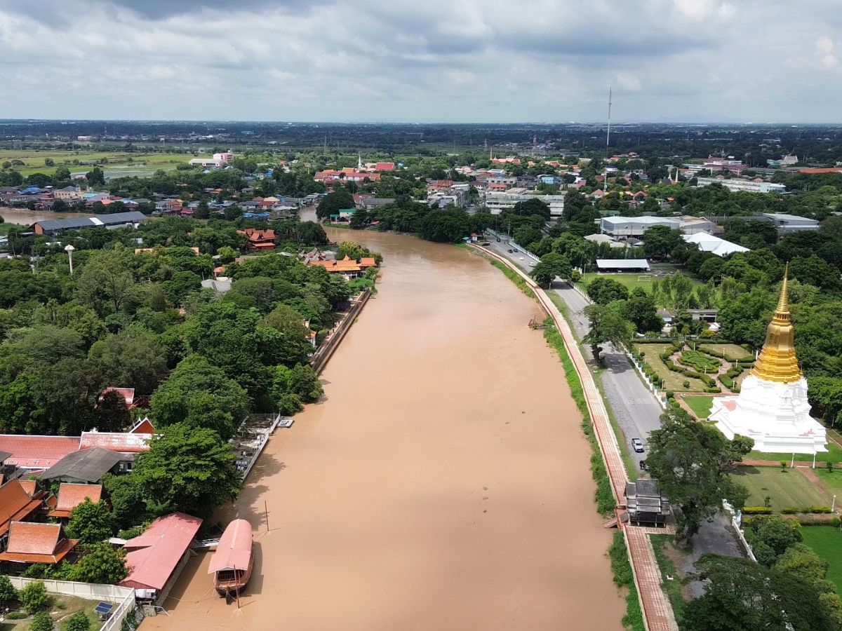 อยุธยาเตรียมยกพนังกั้นน้ำ ป้องกันน้ำท่วมพื้นที่เกาะเมือง-โบราณสถานสำคัญ