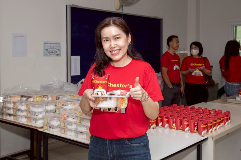 เชสเตอร์ 'ปันรัก ปันน้ำใจ' ส่งมอบอาหาร สร้างรอยยิ้มน้อง มูลนิธิออทิสติกไทย