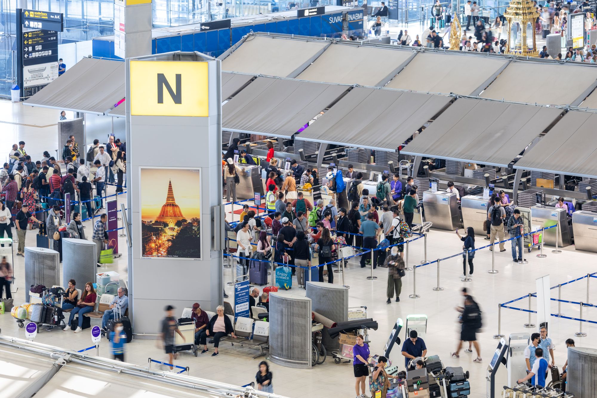 สุวรรณภูมิ ติดอันดับ 1 ใน 50 สนามบินเชื่อมต่อมากที่สุดในโลก