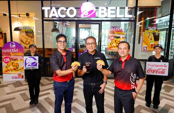 ‘ไทยน้ำทิพย์ โคคา-โคล่า’ ผนึก ‘Taco Bell’ รุก QSR ฉลองเดือนแห่งทาโก้ มุ่งเป้าครองใจคนไทยในตลาดเม็กซิกันฟาสต์ฟู้ด