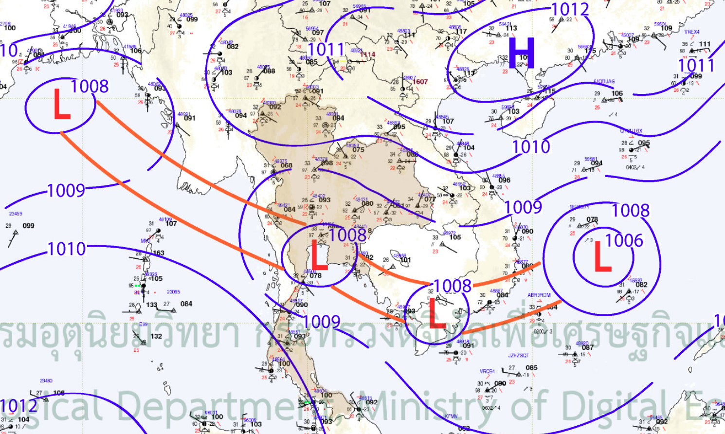 กรมอุตุฯเตือน 4 ภาค รวมกรุงเทพมหานคร รับมือฝนตกหนัก 14-16 ต.ค.นี้