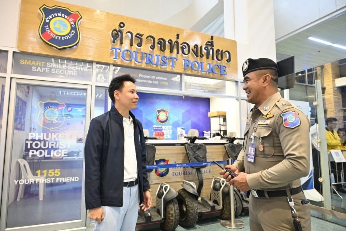 “อรรถกร” ตรวจศูนย์ช่วยเหลือ-ตำรวจท่องเที่ยวภูเก็ต สร้างความมั่นใจแก่นักท่องเที่ยว