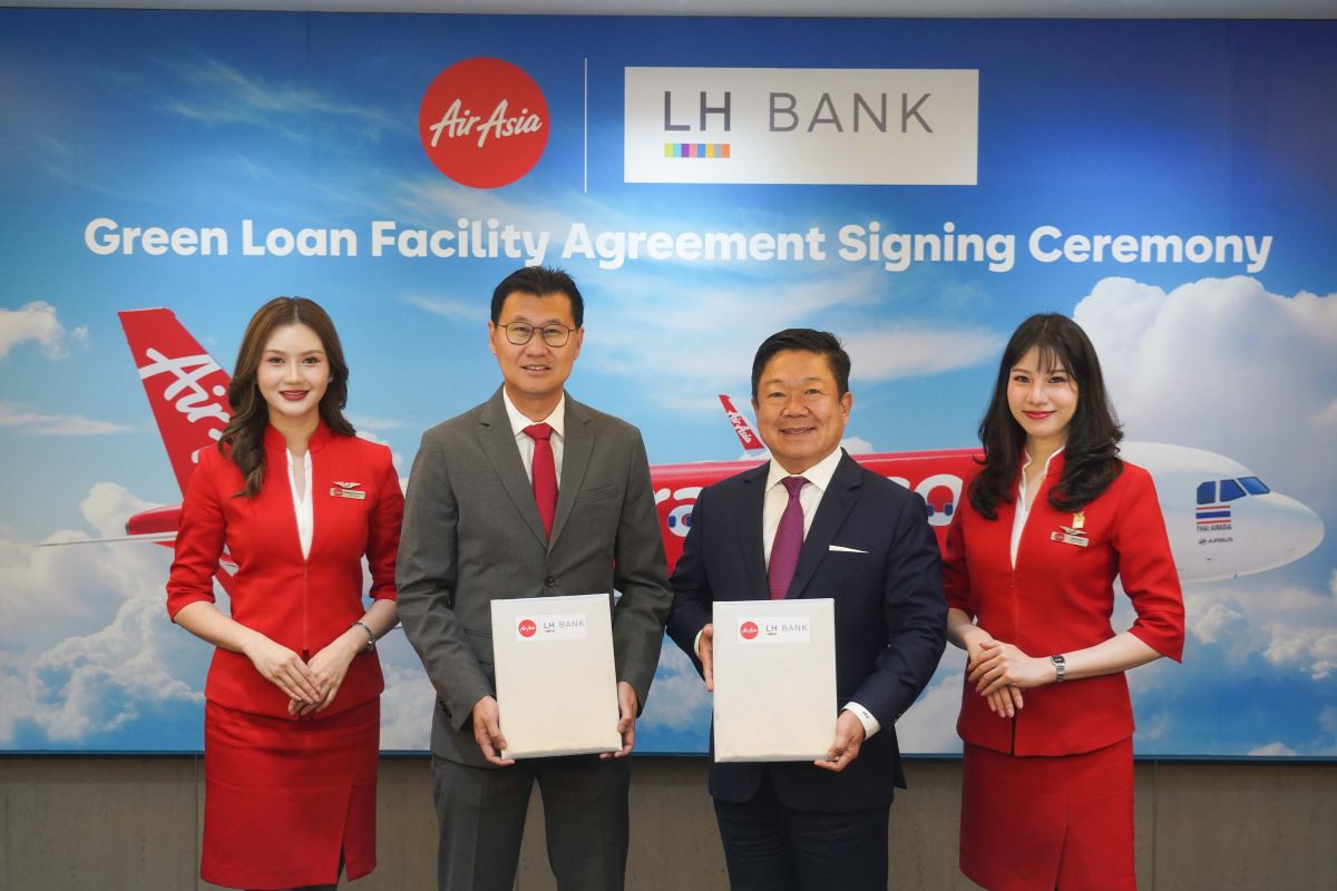 LH Bank ปล่อยกู้ให้ ไทยแอร์เอเชีย 650 ล้านบาท ซื้อเครื่องบินประหยัดพลังงาน