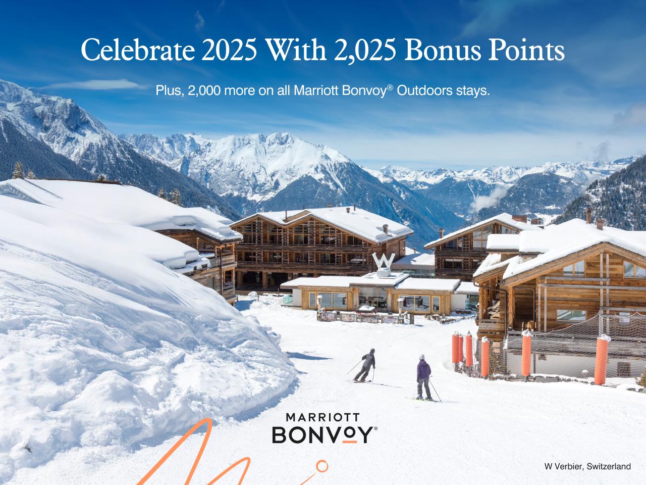 เฉลิมฉลองปี 2025 ด้วยคะแนนโบนัส Marriott Bonvoy® 2,025 คะแนน