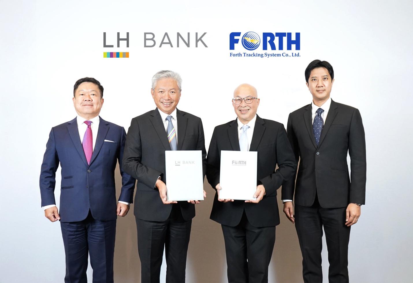 LH Bank จับมือบริษัท ฟอร์ท แทร็คกิ้ง ซีสเต็ม  สนับสนุน SME ภาคธุรกิจขนส่ง 