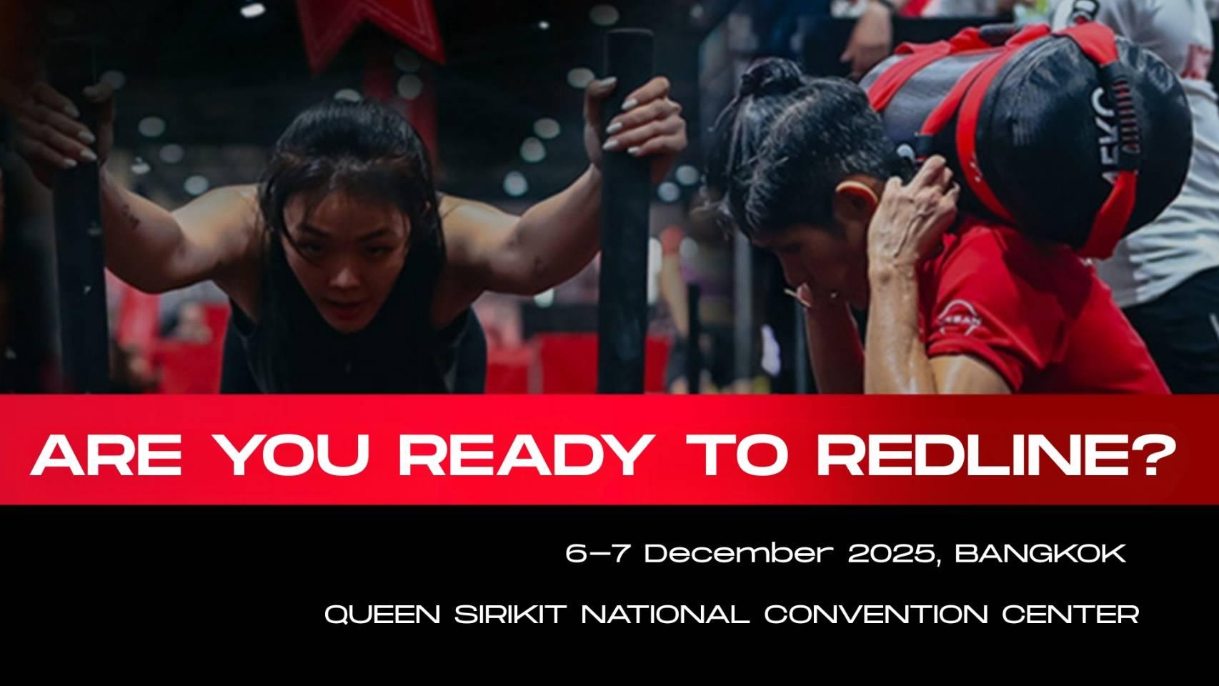 “ครั้งแรกในไทย! REDLINE Fitness Games ปลุกพลังความฟิตกับ Functional Fitness ระดับโลก