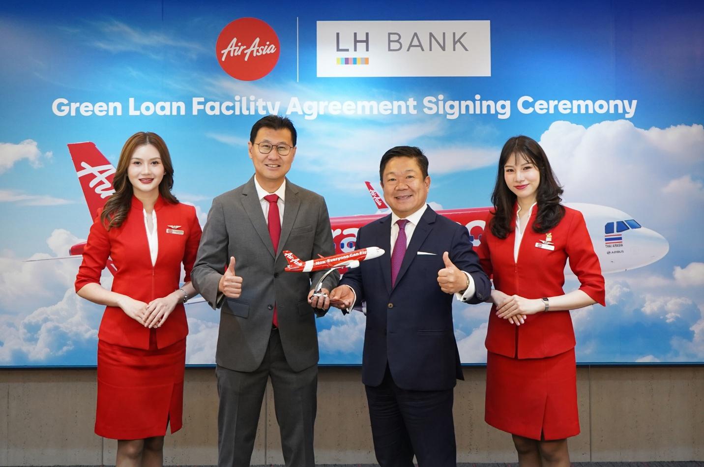 LH Bank สนับสนุนสินเชื่อสีเขียวให้แก่สายการบินไทยแอร์เอเชีย เพื่อจัดซื้อเครื่องบินประหยัดพลังงาน