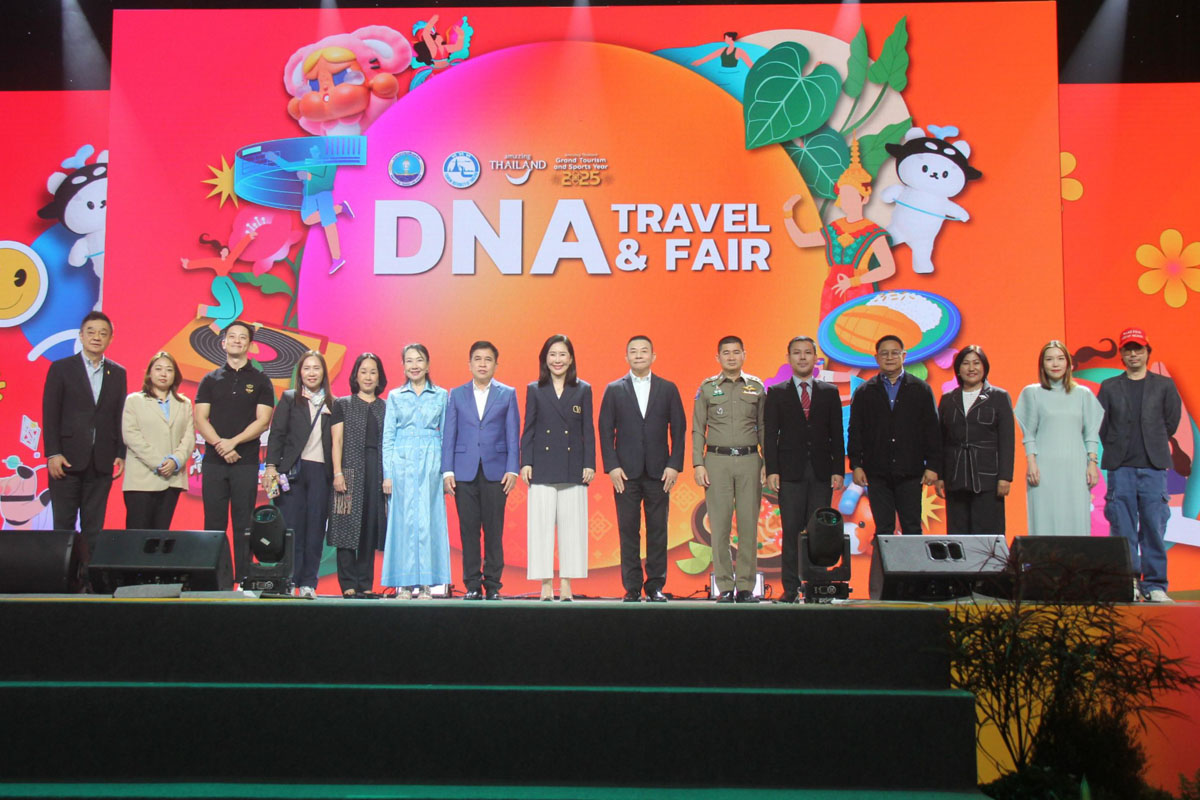 ททท.ชวนเที่ยว DNA Travel & Fair 2025 จัด 9-12 ต.ค.นี้ ที่ศูนย์ฯสิริกิติ์