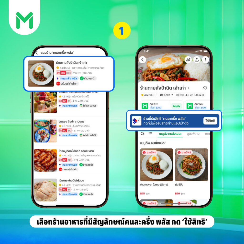 เช็กเงื่อนไข LINE MAN “คนละครึ่ง พลัส” แจกโปรส่วนลดรวม 3,000 บาท