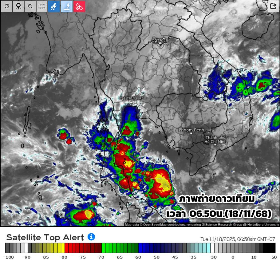 กรมอุตุฯเตือนภาคใต้ฝนยังตกหนัก