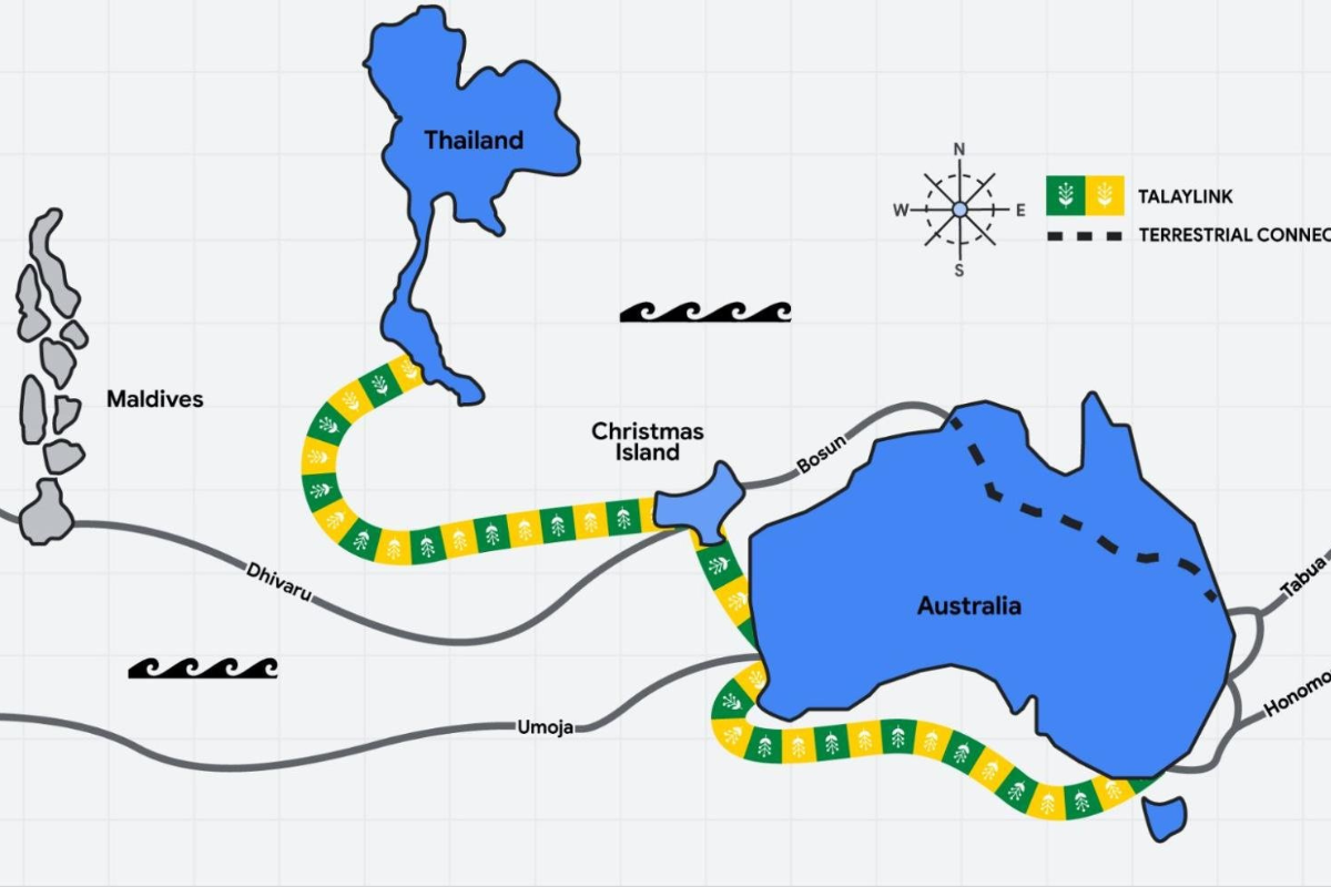 Google เปิดตัว TalayLink เคเบิลใต้น้ำแห่งใหม่ เสริมการเชื่อมต่อไทย-ออสเตรเลีย
