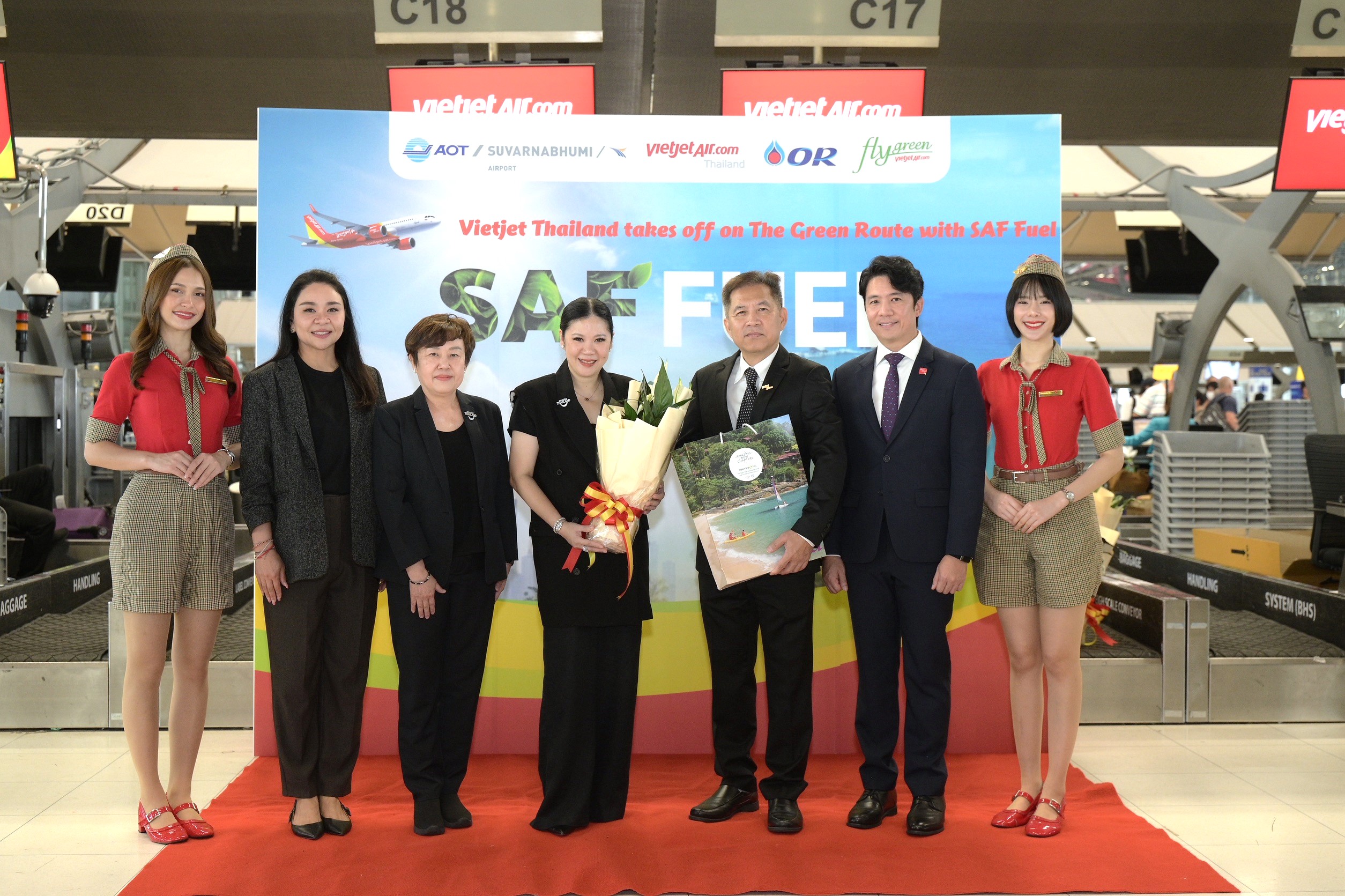 ททท. หนุนเที่ยวบินสีเขียว VietJet – OR เติมน้ำมันยั่งยืน เส้นทางกรุงเทพฯ–ฟูก๊วก