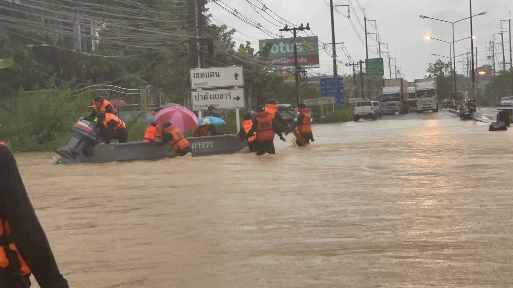 น้ำท่วมสงขลา–หาดใหญ่ ‘โลจิสติกส์ใต้ อัมพาต’ ภาคธุรกิจสะดุดหนัก ขอรัฐยกระดับระบบเตือนภัย
