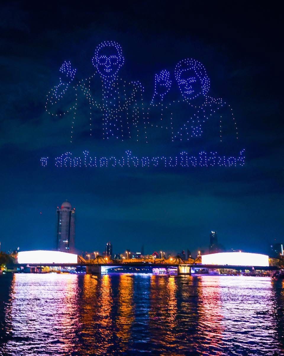 “Vijit Chao Phraya 2025” จัดโดรน แสง สี 15 จุด คาดสร้างรายได้ 6 หมื่นล้าน ถึง 23 ธ.ค. นี้