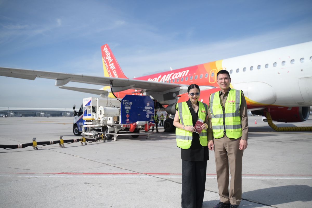 ททท. หนุนเที่ยวบินสีเขียว VietJet – OR เติมน้ำมันยั่งยืน เส้นทางกรุงเทพฯ–ฟูโกว๊ก