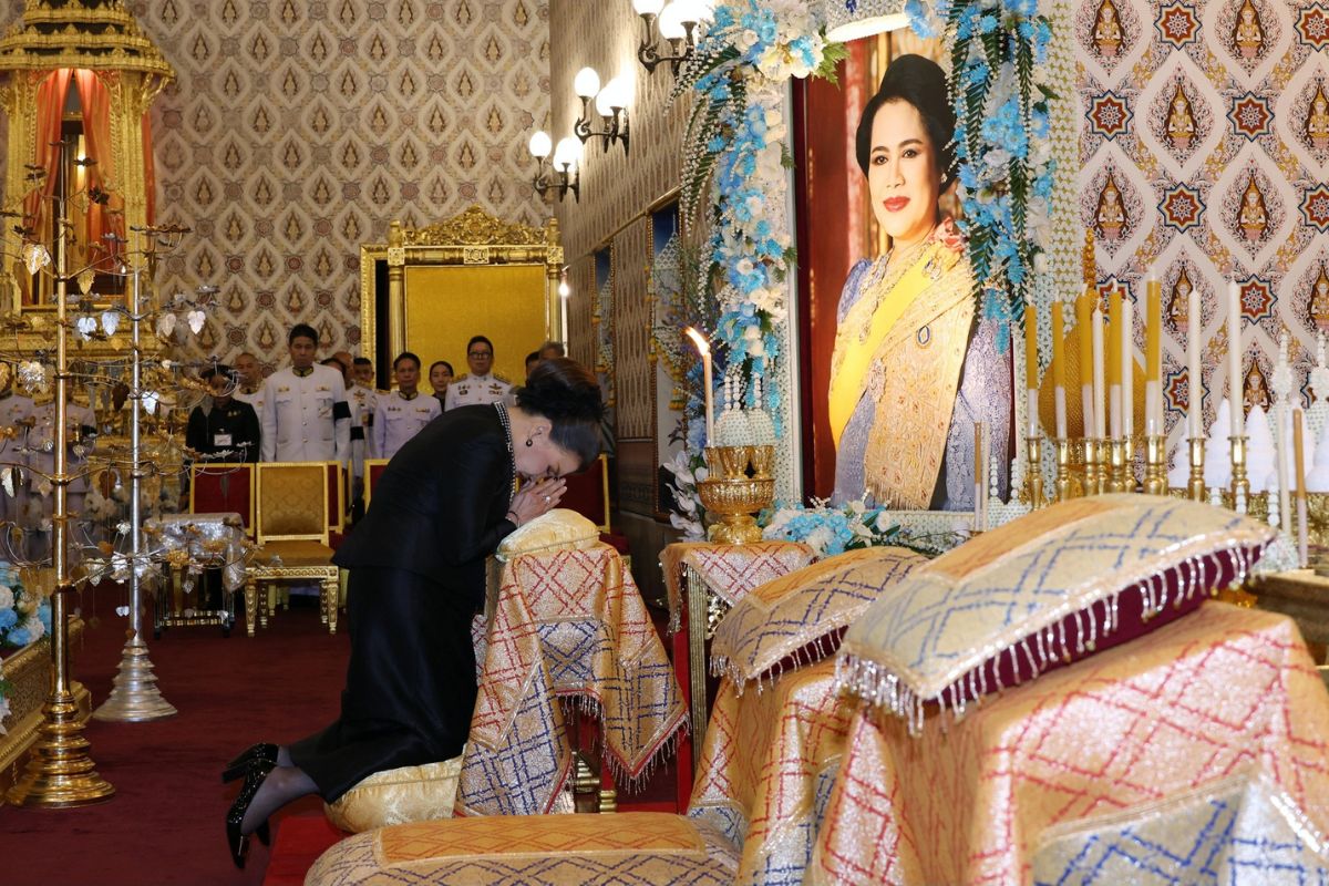 ทูลกระหม่อมหญิงอุบลรัตนเสด็จฯ บำเพ็ญพระราชกุศลพระพิธีธรรมสวดพระอภิธรรมพระบรมศพ “พระบรมราชชนนีพันปีหลวง”