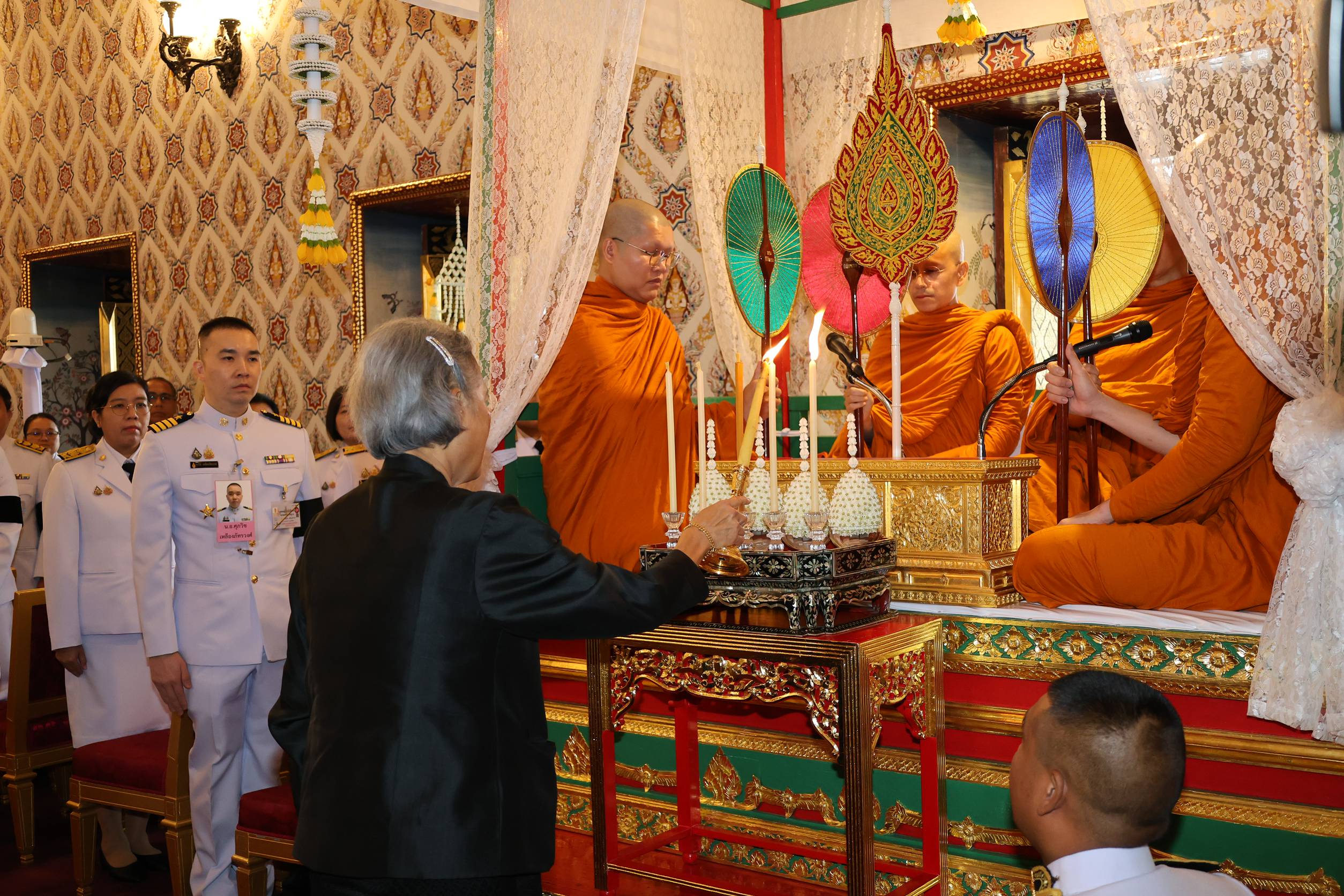 รายนามพระพิธีธรรม สวดพระอภิธรรม พระราชพิธีพระบรมศพพระพันปีหลวง