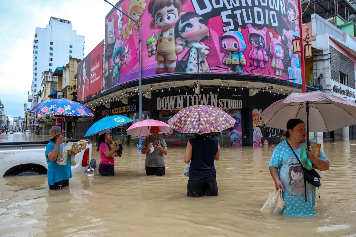 Flooding in southern Thailand