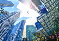 ถึงเวลาย้ายฐานการผลิต เพื่อสร้างฐานการส่งออกใหม่ที่แข็งแกร่งกว่า stock-market-exchange-wireless-communication-network-skyscraper-background