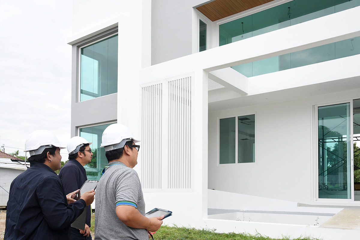 รับสร้างบ้าน ตรวจงาน