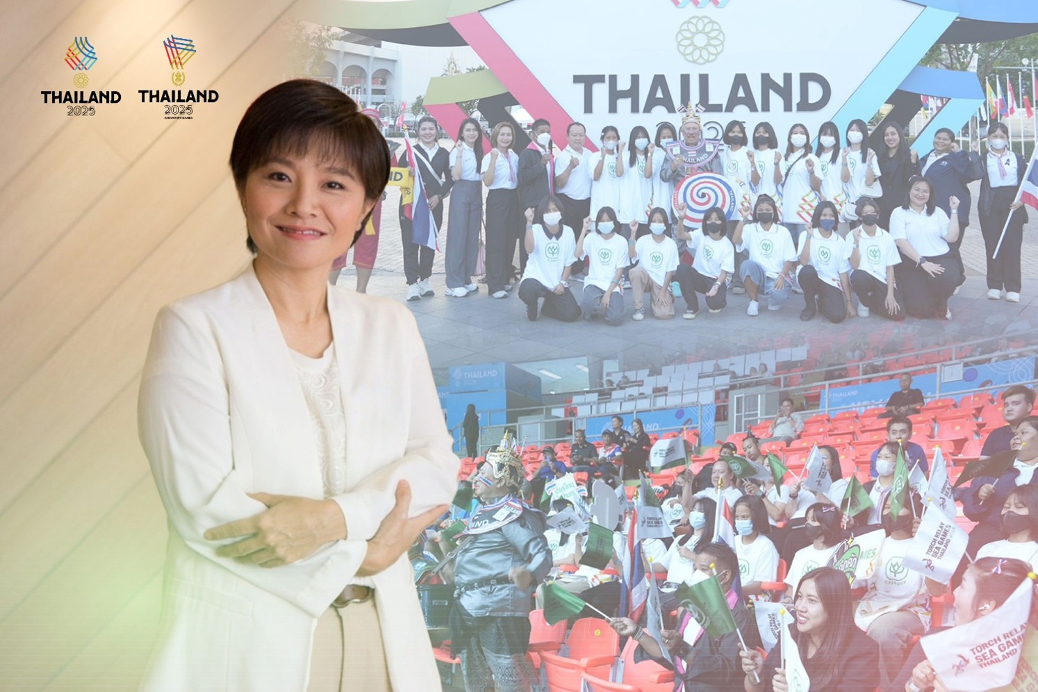 ซีพี นำเยาวชนสถานสงเคราะห์บ้านราชวิถี เชียร์ขอบสนาม เติมพลังใจนักกีฬาวอลเลย์บอลไทย