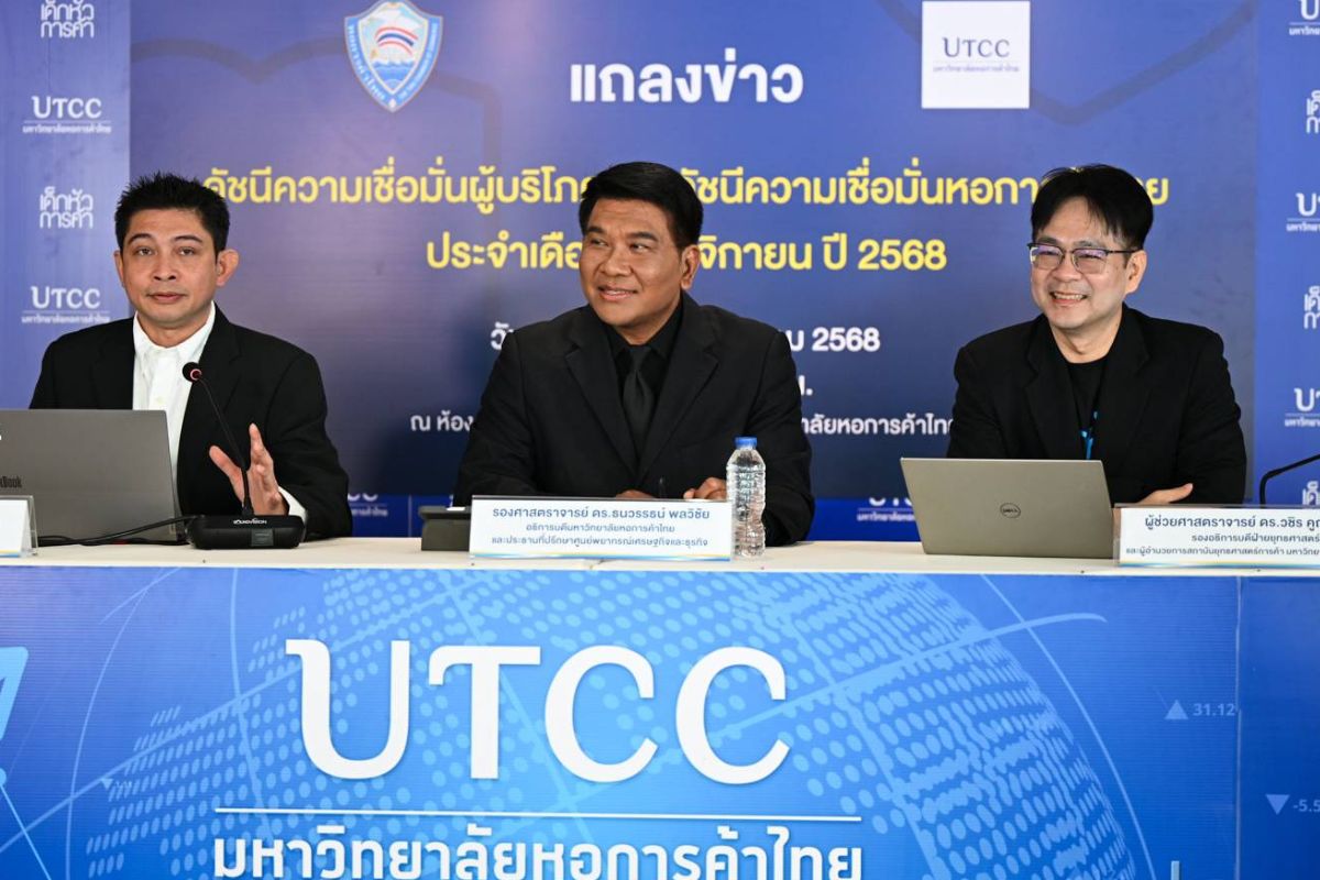 ดัชนีเชื่อมั่นผู้บริโภค พ.ย. 68 ดีขึ้นระดับ 53.2 ติดตามผลกระทบ “สัญญาณยุบสภา”