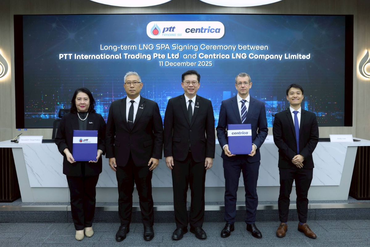 PTT ทำสัญญา Centrica ซื้อขาย LNG ระยะยาวนอกประเทศครั้งแรก