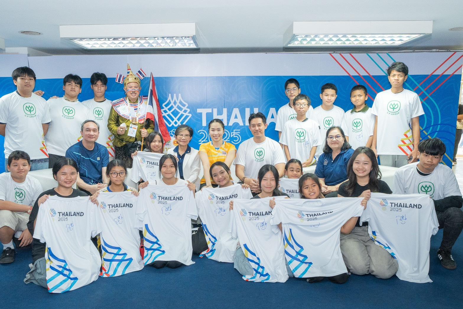 ซีพีพาเยาวชนสัมผัสซีเกมส์ สร้างแรงบันดาลใจนักกีฬาอาชีพ