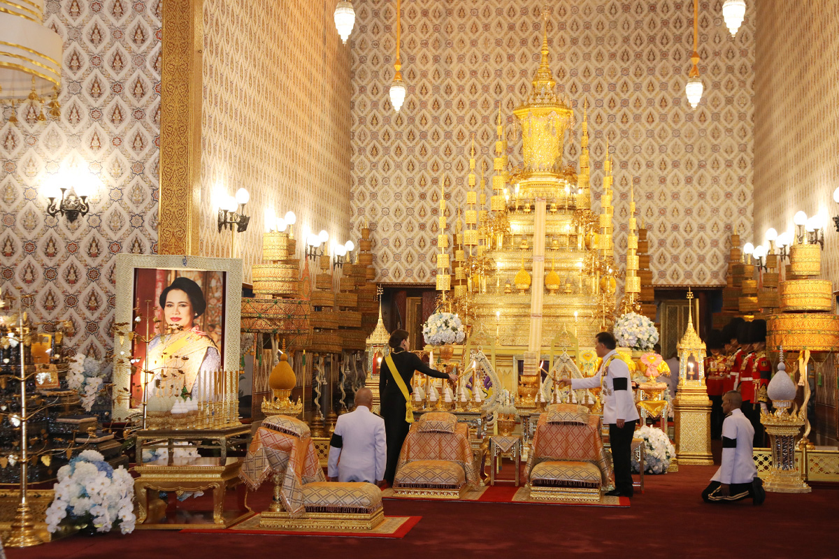 หมายกำหนดการ พระราชพิธีทรงบำเพ็ญพระราชกุศลปัญญาสมวารถวายพระบรมศพ บรรจบครบ 50 วัน