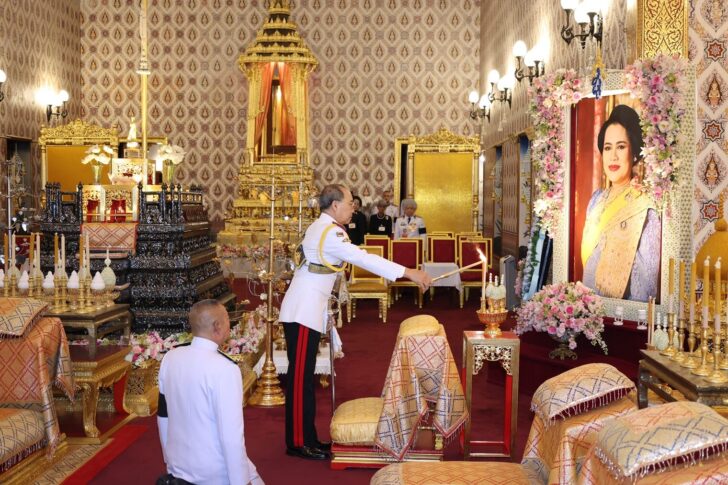 พระองค์เจ้าเฉลิมศึกยุคล ทรงบำเพ็ญพระราชกุศลถวายภัตตาหารเช้า ‘พระพันปีหลวง’ 