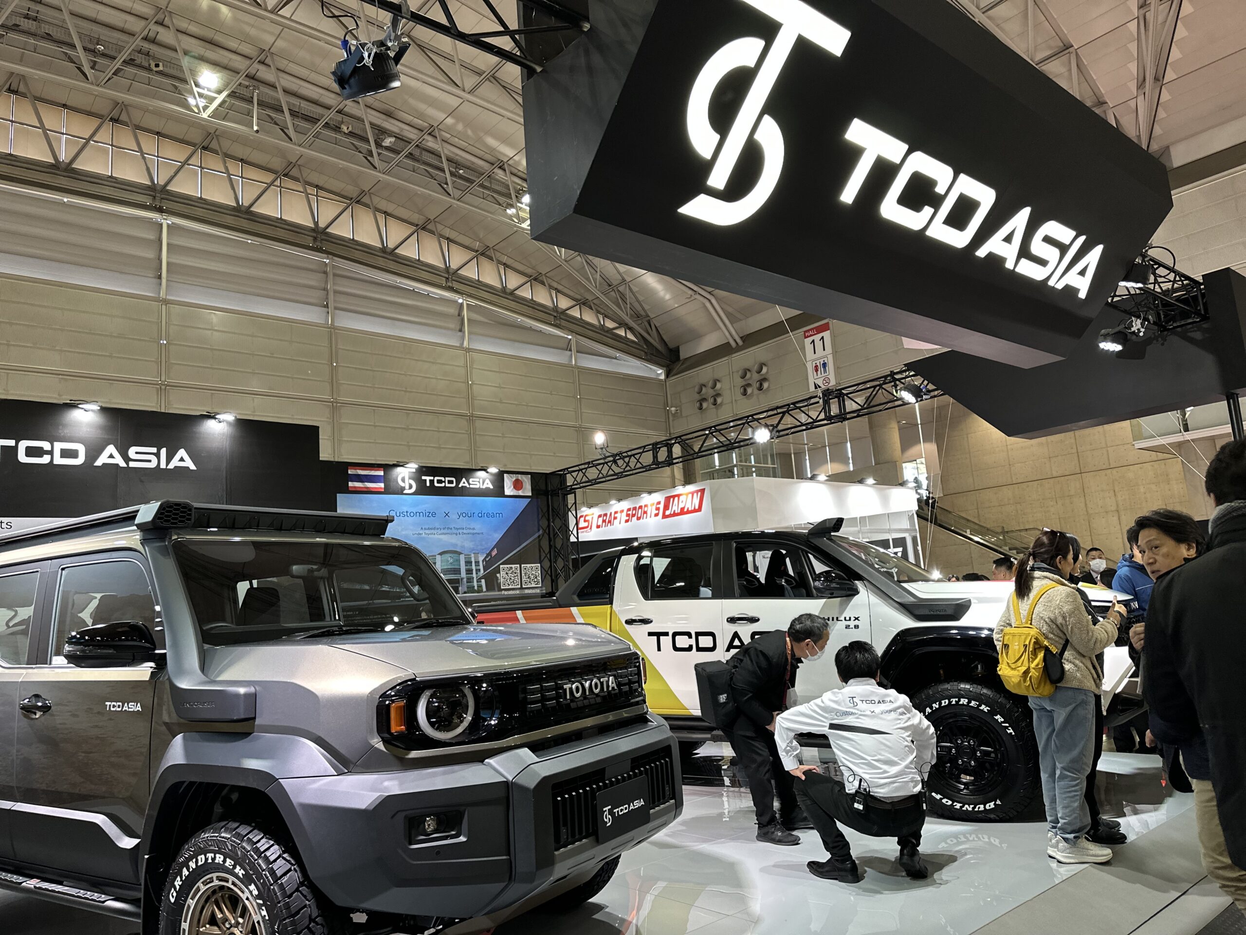 TCD ASIA ขนรถ Land Cruiser “FJ” – Hilux Travo โชว์ใน Tokyo Auto Salon 2026