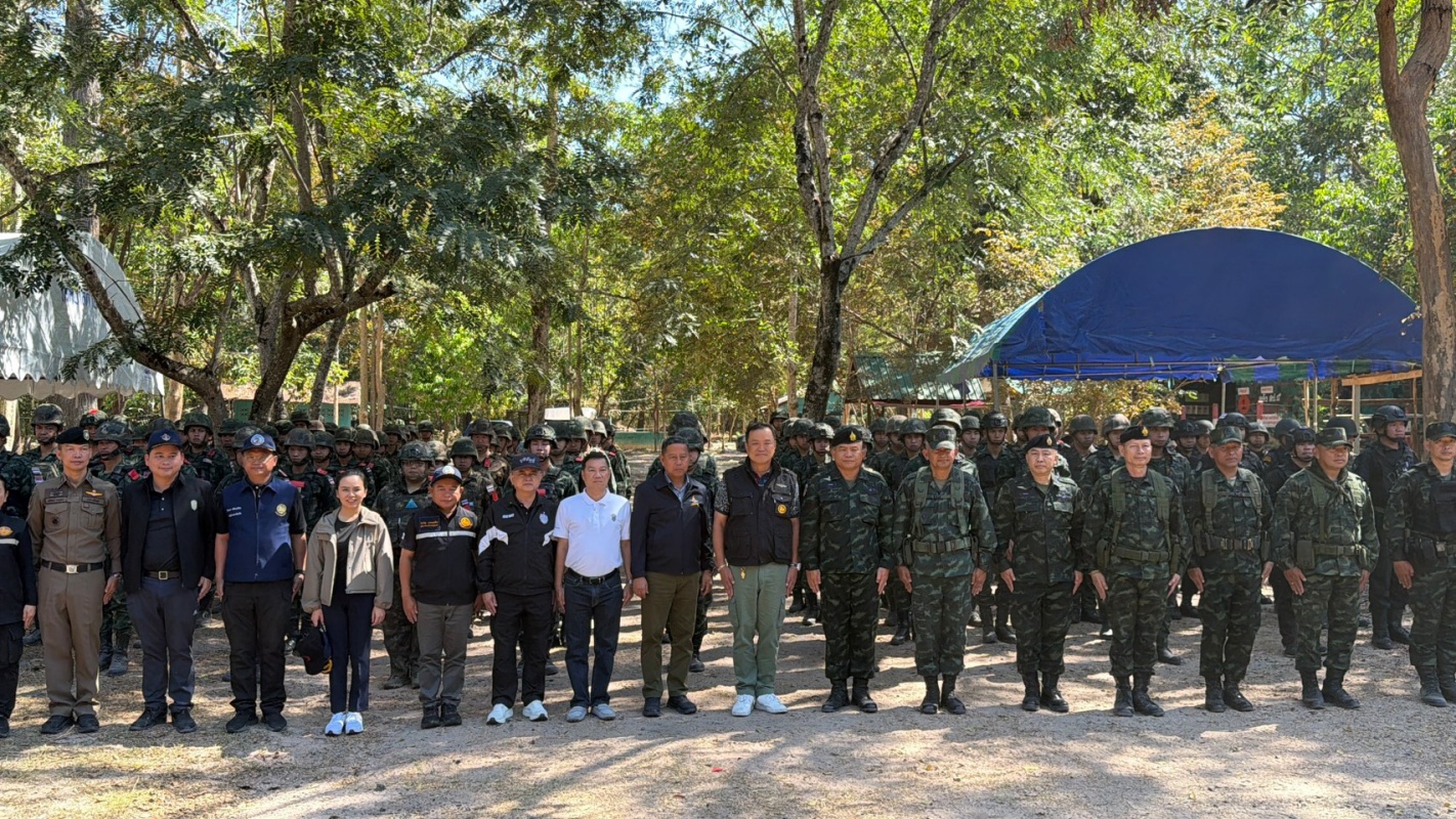 นายกฯ ลงพื้นที่สุรินทร์ ให้กำลังทหารแนวหน้า หลังไม่ได้กลับบ้านช่วงปีใหม่